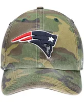 '47 Brand Men's New England Patriots Woodland Clean Up Adjustable Cap