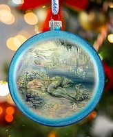 G.DeBrekht Mer Angel Glass Ornament Holiday Splendor