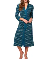 Women's Malachite Ultra Soft Midi Print Robe