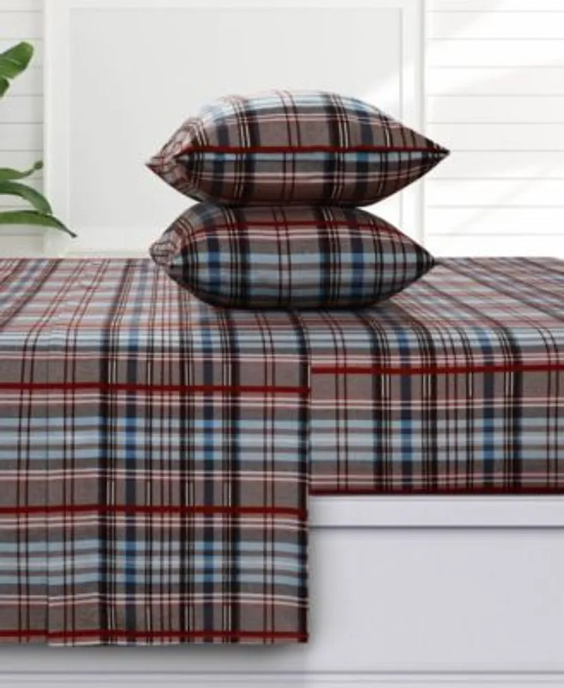 Brentwood Plaid 170 Gsm Flannel Extra Deep Pocket Sheet Set