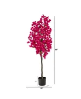 5' Bougainvillea Artificial Tree