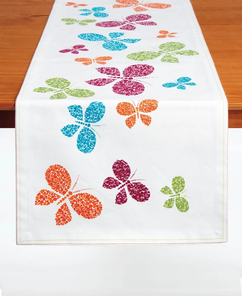 Bright Butterflies Standard Table Runner, 72" x 14"