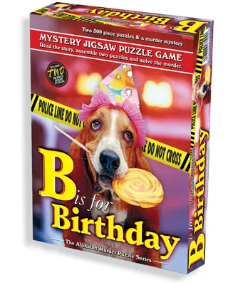 Tdc Games B Is For Birthday Murder Mystery Jigsaw Puzzle