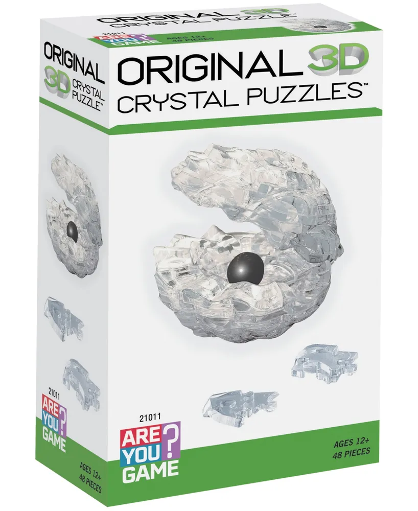 Areyougame 3D Crystal Puzzle - Black Imitation Pearl In Clear Shell