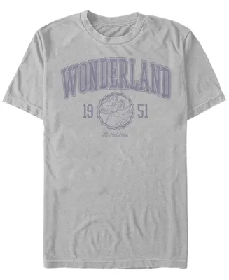 Men's Alice in Wonderland College Short Sleeve T-shirt