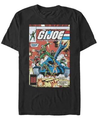 Men's G.i. Joe Classic Comic Poster Short Sleeve T-shirt