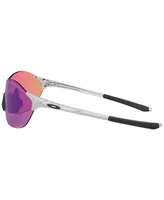 Oakley Men's Low Bridge Fit Sunglasses, EVZero Swift 38 - Silver