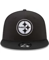 Men's Black Pittsburgh Steelers B-Dub 9Fifty Adjustable Hat