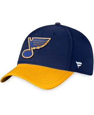 Men's Navy St. Louis Blues Core Primary Logo Flex Hat