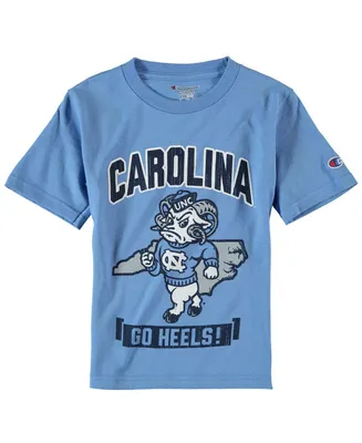 Big Boys Carolina Blue North Tar Heels Strong Mascot T-shirt