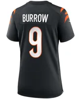 Women's Joe Burrow Black Cincinnati Bengals Game Jersey