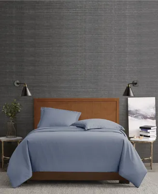 London Fog Garment Wash Solid 2 Piece Duvet Cover Set, Twin/Twin Xl