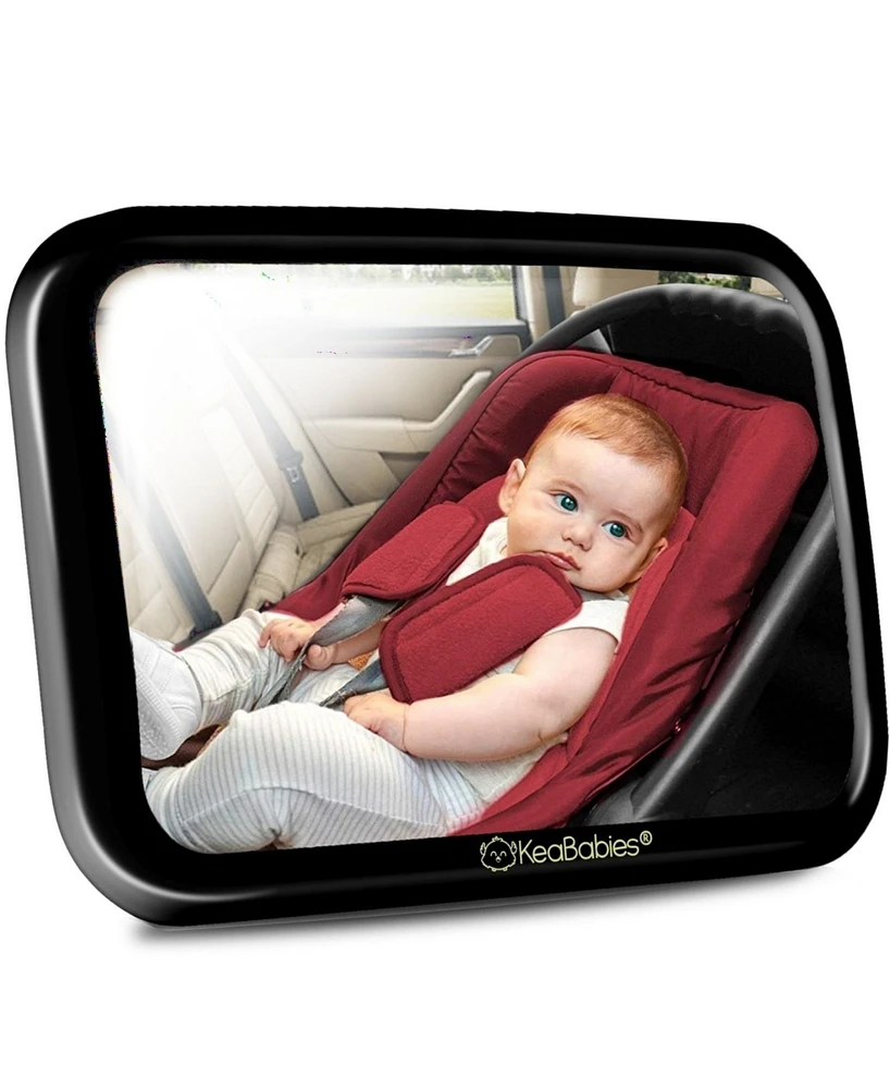 KeaBabies Baby Boys and Girls Baby Car Seat Mirror