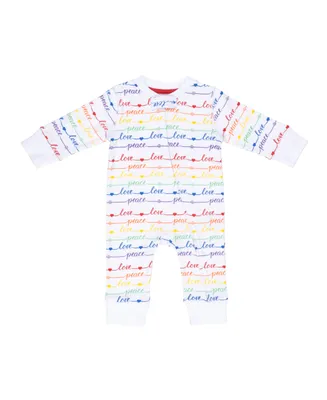 Pajamas for Peace and Love Baby Boys Girls Coveralls