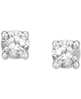 Diamond Stud Earrings (1/2 ct. t.w.) in 14k White Gold