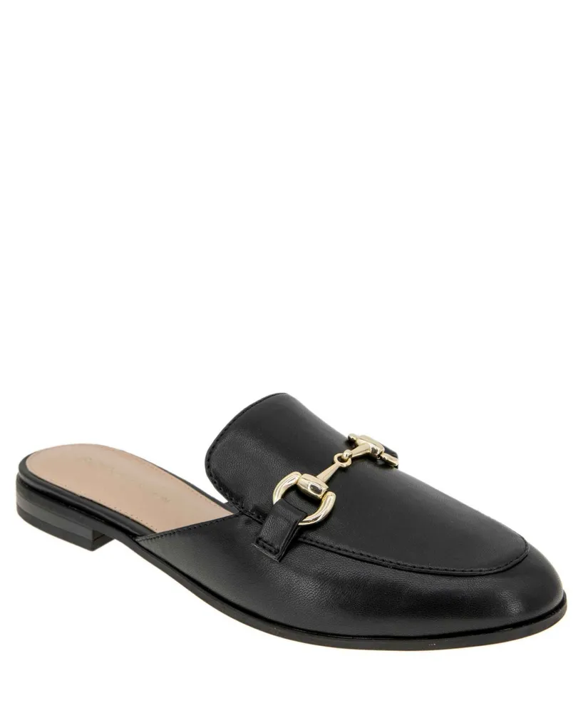 BCBGeneration Women's Zorie Tailored Slip-On Loafer Mules