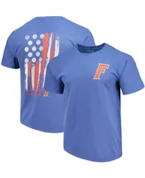 Men's Royal Florida Gators Baseball Flag Comfort Colors T-shirt