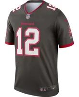 Men's Tom Brady Pewter Tampa Bay Buccaneers Alternate Legend Jersey