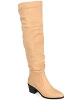 Journee Collection Women's Zivia Extra Wide Calf Boots