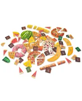 Junior Learning Food Fractions Educational Learning Set, 129 Pieces