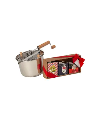 Wabash Valley Farms Retro Popcorn Popping Necessities with Whirley