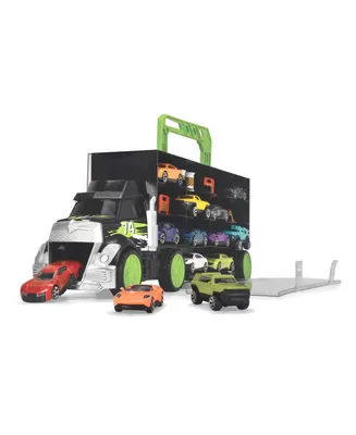 Dickie Toys Hk Ltd - Truck Carry Case with 4 Die-Cast Vehicles
