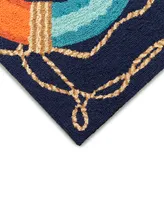 Liora Manne' Frontporch Ahoy 2' x 3' Outdoor Area Rug