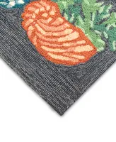 Liora Manne' Frontporch Happy Plant 1'8" x 2'6" Outdoor Area Rug