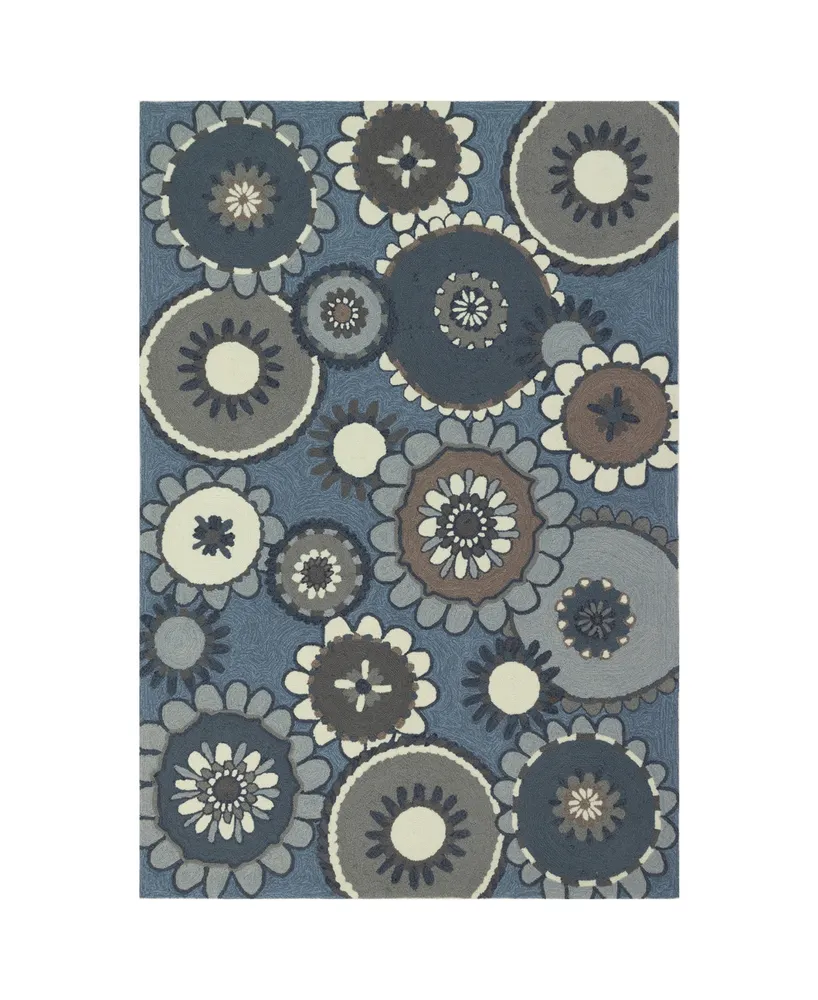 Liora Manne' Ravella Florentine 3'6" x 5'6" Outdoor Area Rug