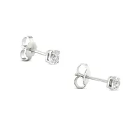 Diamond Enhancer Stud Earrings (1/2 ct. t.w.) in 14k White Gold