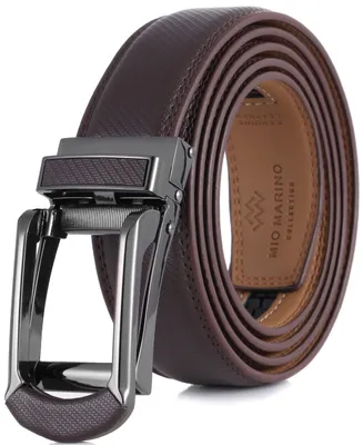 Mio Marino Men's Dilettante Leather Linxx Ratchet Belt