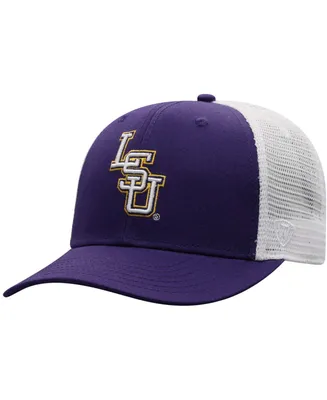 Men's Purple, White Lsu Tigers Trucker Snapback Hat