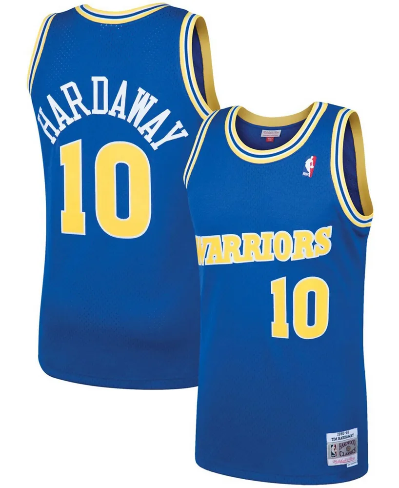 Men's Tim Hardaway Royal Golden State Warriors 1990 Hardwood Classics Swingman Player Jersey