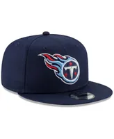 Men's Navy Tennessee Titans Basic 9FIFTY Adjustable Snapback Hat