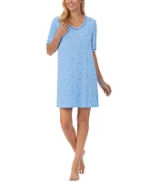 Cuddl Duds Elbow-Length Moisture Wicking Sleep T-Shirt