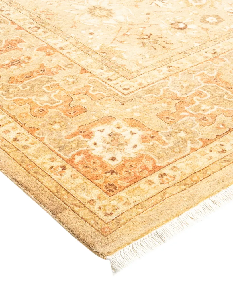 Adorn Hand Woven Rugs Mogul M1605 6'3" x 9'2" Area Rug - Silver