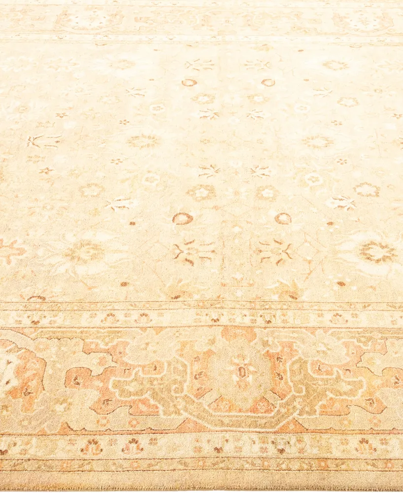 Adorn Hand Woven Rugs Mogul M1605 6'3" x 9'2" Area Rug - Silver