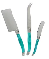 French Home Laguiole Set of 3 Cheese Knives