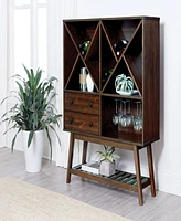 2-Drawer Wine Cabinet