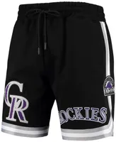 Men's Black Colorado Rockies Team Shorts