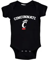 Infant Boys and Girls Black Cincinnati Bearcats Arch Logo Bodysuit