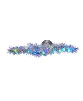 Kurt Adler 12.2" Tinsel Star Tree Topper with Led Lights