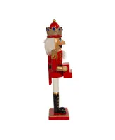 Kurt Adler 15" King Nutcracker with Calendar