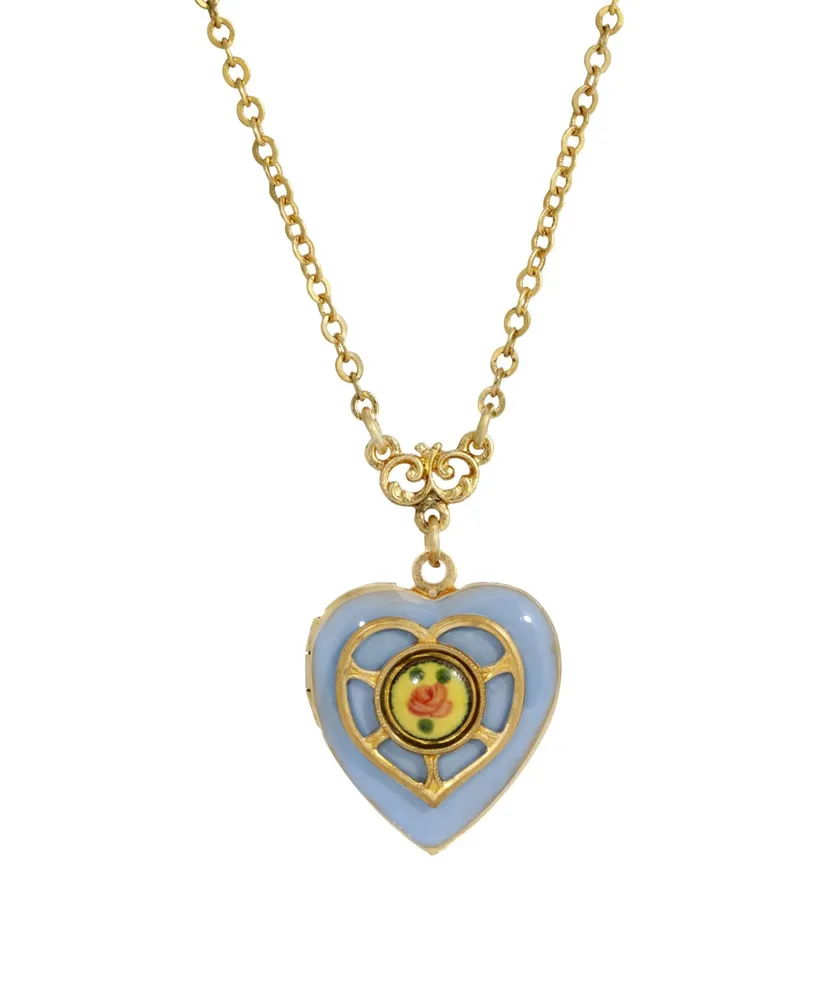 2028 Heart Locket Necklace