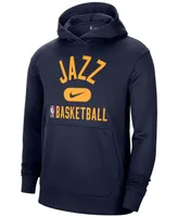 Nike Men's Navy Utah Jazz 2021-2022 Spotlight On Court Performance Practice Pullover Hoodie