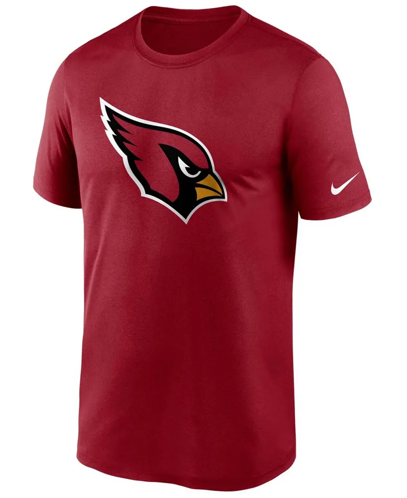 Nike Men's Cardinal Arizona Cardinals Logo Essential Legend Performance T-Shirt