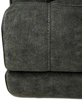 Sebaston -Pc. Fabric Sectional with Power Motion Recliners and 2 Usb Consoles