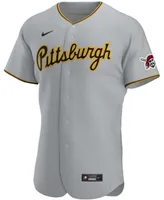 Men's Gray Pittsburgh Pirates Road Authentic Team Jersey