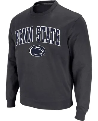 Men's Charcoal Penn State Nittany Lions Arch Logo Crew Neck Sweatshirt