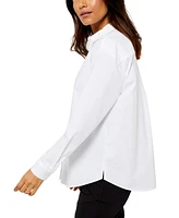 A Pea in the Pod Classic Button Down Maternity Boyfriend Shirt